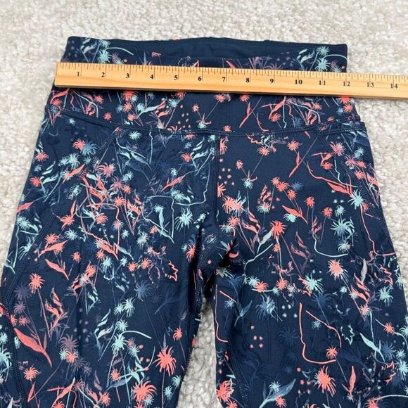 Sweaty Betty Power 7/8 Length Legging Beetle Blue Mystical Floral - Picture 8 of 12